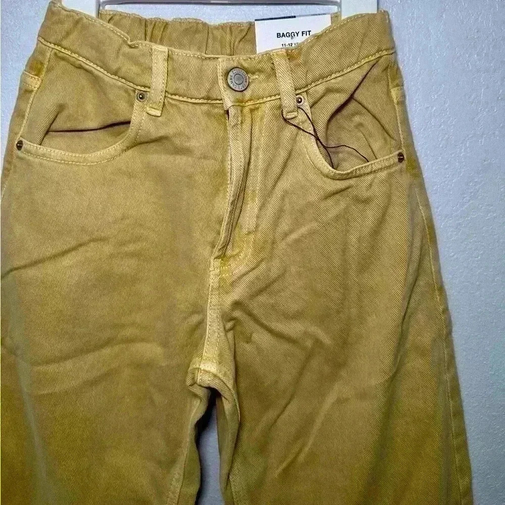 59. Zara New boys Pastel orange flared jeans these are from size 11-12 - Picture 4 of 8